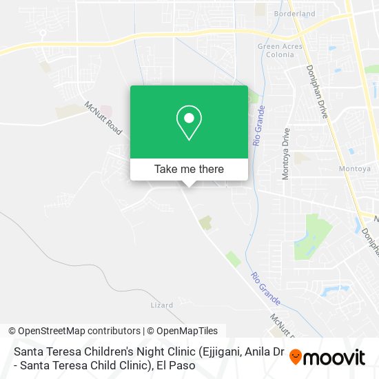 Santa Teresa Children's Night Clinic (Ejjigani, Anila Dr - Santa Teresa Child Clinic) map