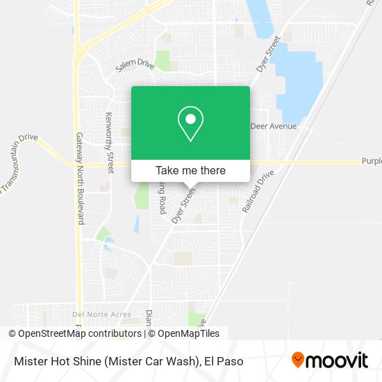 Mister Hot Shine (Mister Car Wash) map