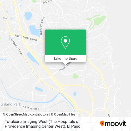 Totalcare Imaging West (The Hospitals of Providence Imaging Center West) map