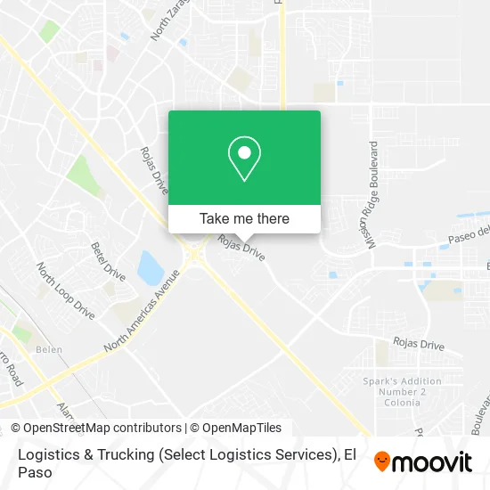 Logistics & Trucking (Select Logistics Services) map