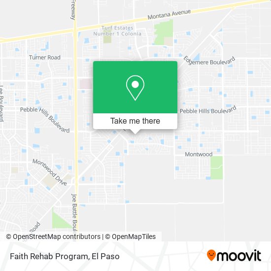 Faith Rehab Program map