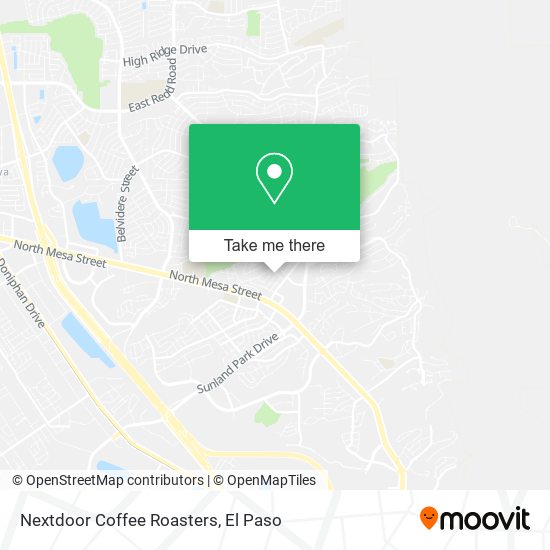 Nextdoor Coffee Roasters map