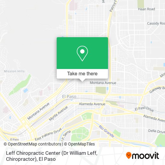 Leff Chiropractic Center (Dr William Leff, Chiropractor) map