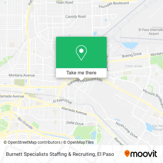 Burnett Specialists Staffing & Recruiting map
