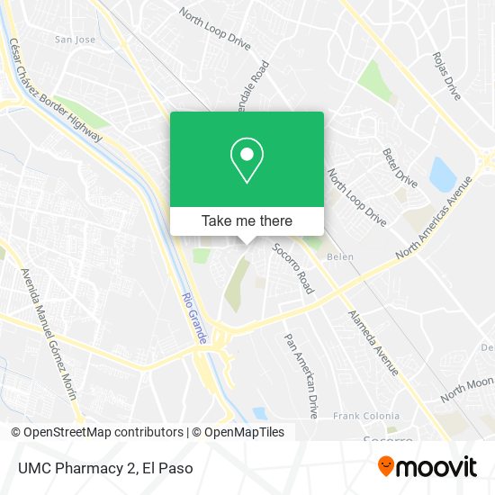 UMC Pharmacy 2 map