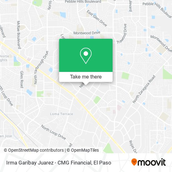 Mapa de Irma Garibay Juarez - CMG Financial