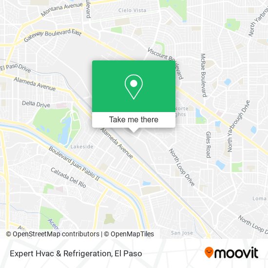 Expert Hvac & Refrigeration map