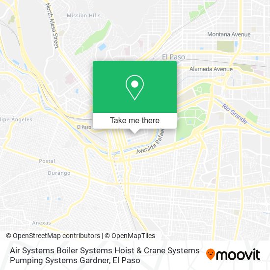 Mapa de Air Systems Boiler Systems Hoist & Crane Systems Pumping Systems Gardner