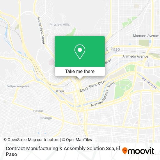 Mapa de Contract Manufacturing & Assembly Solution Ssa