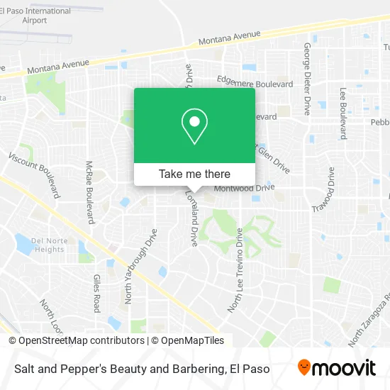 Salt and Pepper's Beauty and Barbering map