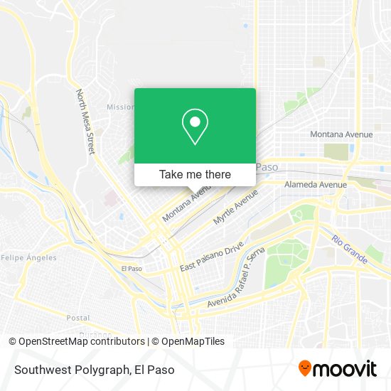 Mapa de Southwest Polygraph