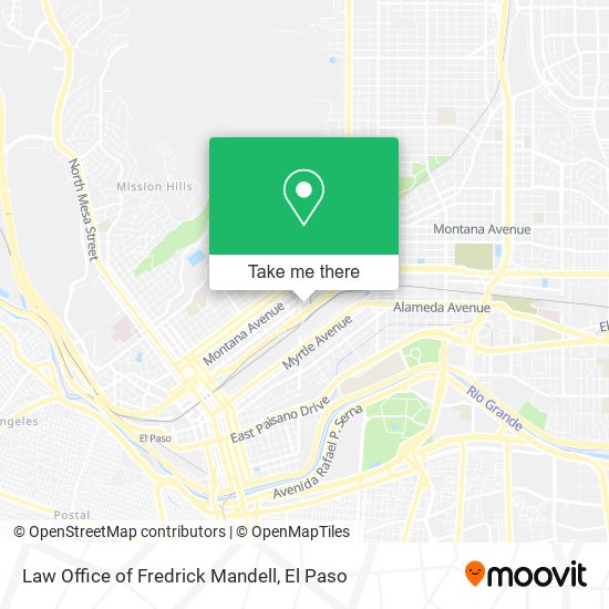 Mapa de Law Office of Fredrick Mandell