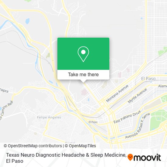 Mapa de Texas Neuro Diagnostic Headache & Sleep Medicine