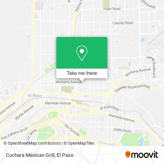 Cuchara Mexican Grill map