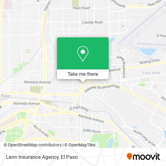 Mapa de Leon Insurance Agency