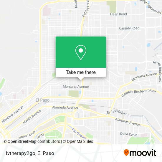 Ivtherapy2go map