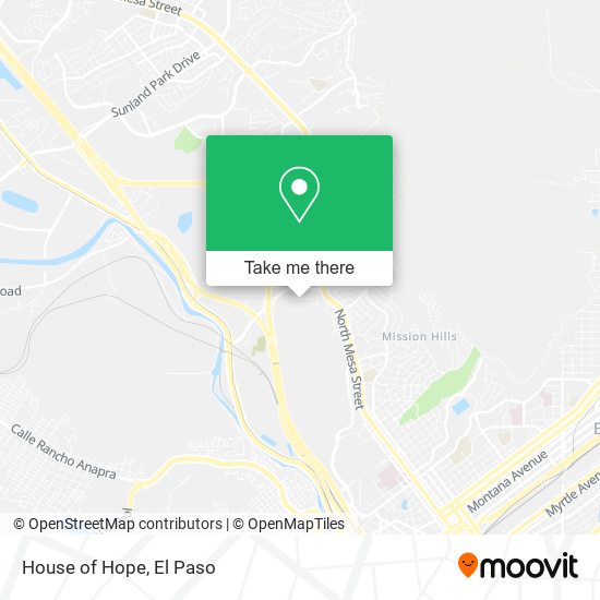 House of Hope map