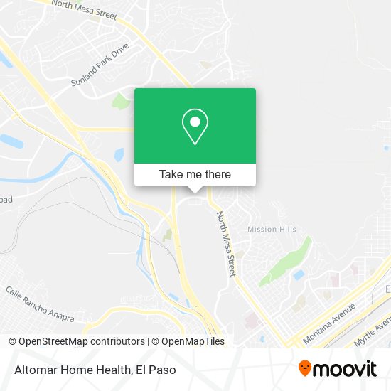 Altomar Home Health map