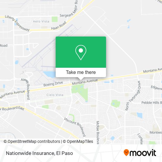 Mapa de Nationwide Insurance