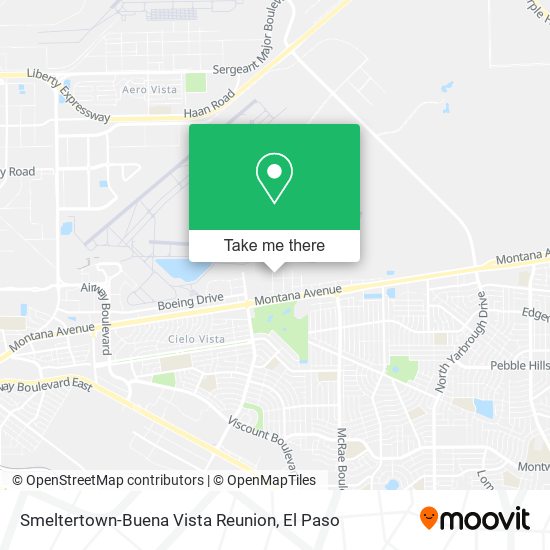 Smeltertown-Buena Vista Reunion map