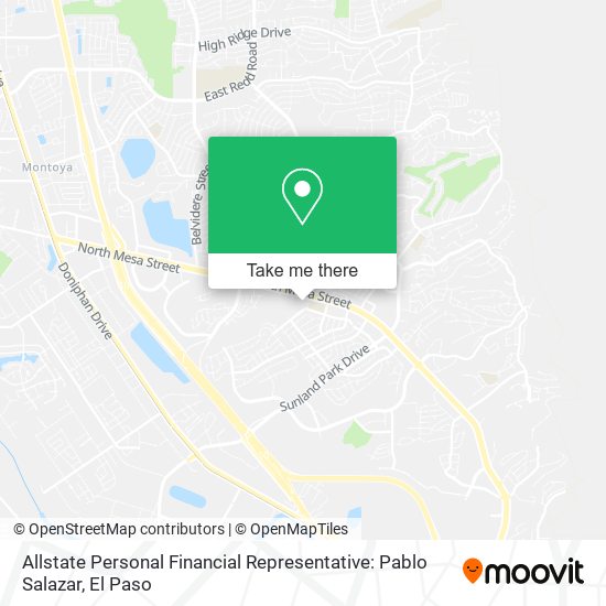 Allstate Personal Financial Representative: Pablo Salazar map