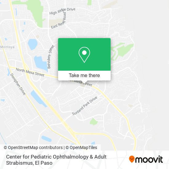 Mapa de Center for Pediatric Ophthalmology & Adult Strabismus