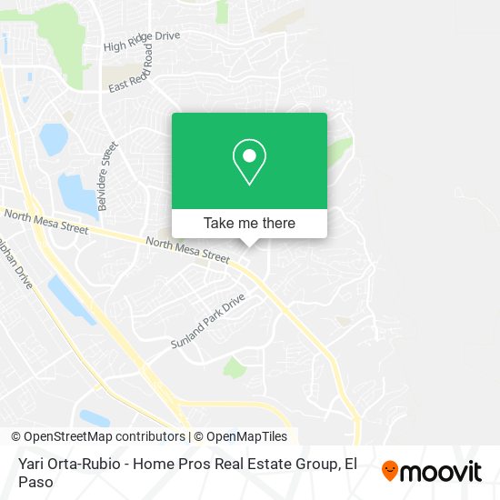 Yari Orta-Rubio - Home Pros Real Estate Group map