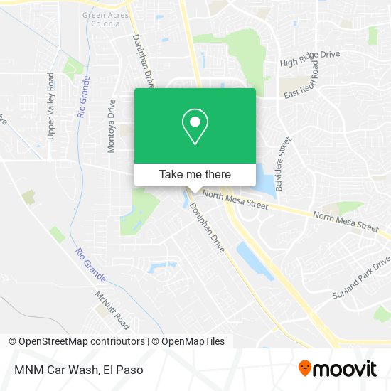 MNM Car Wash map