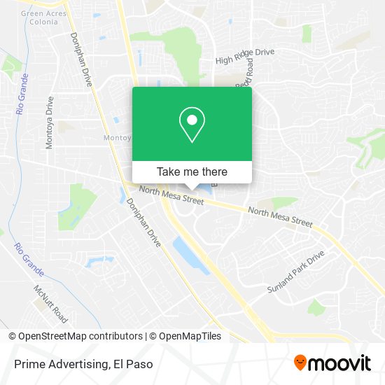 Prime Advertising map