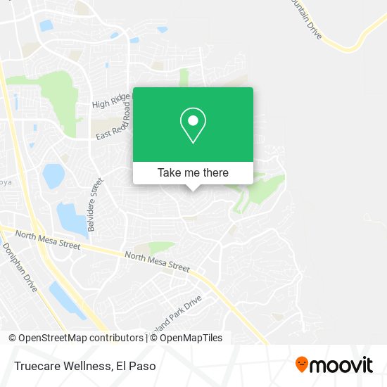 Truecare Wellness map