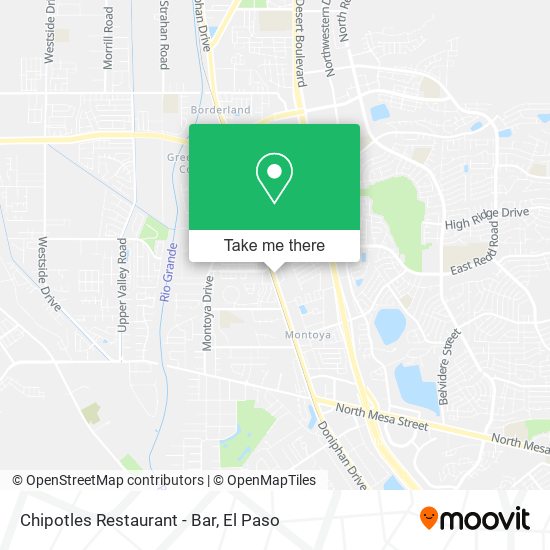 Chipotles Restaurant - Bar map