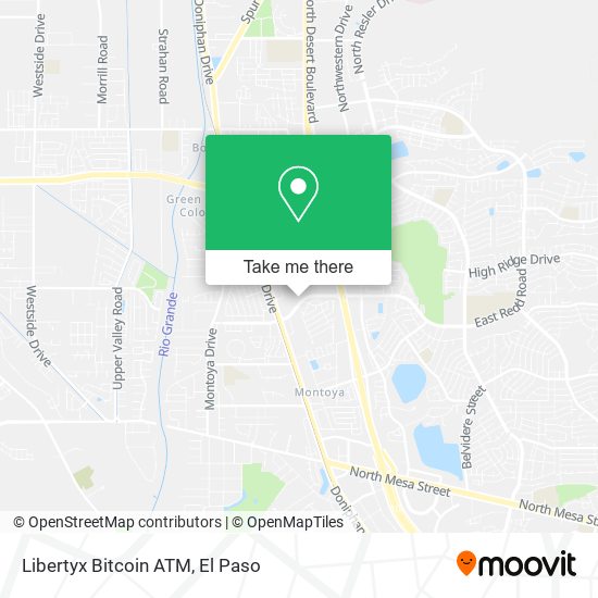 Mapa de Libertyx Bitcoin ATM