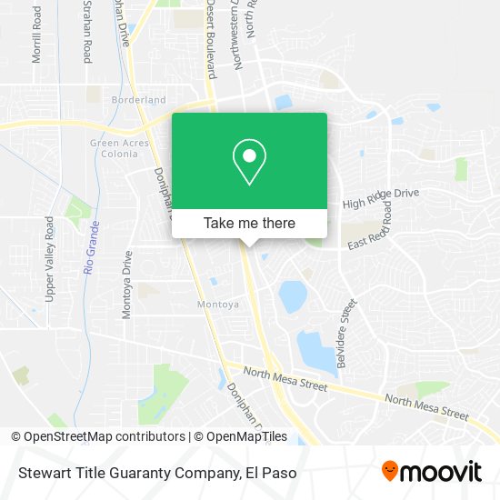 Stewart Title Guaranty Company map