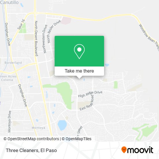 Three Cleaners map