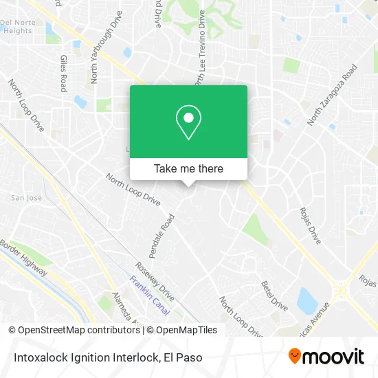 Mapa de Intoxalock Ignition Interlock