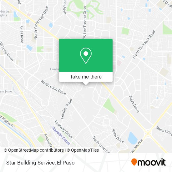 Star Building Service map