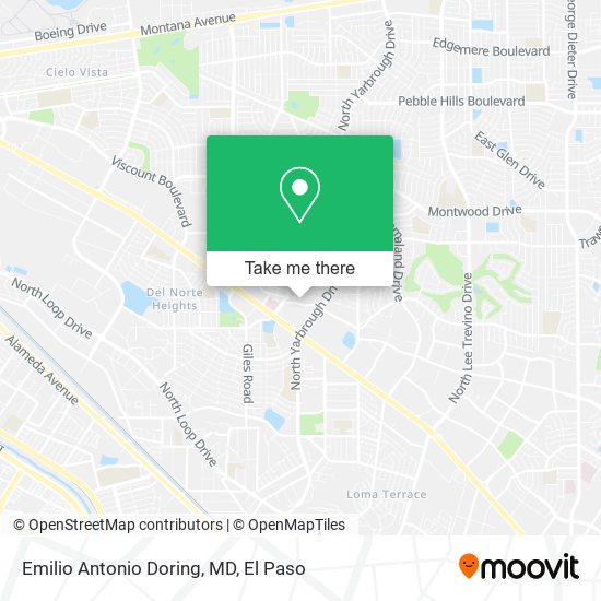 Emilio Antonio Doring, MD map