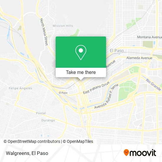 Mapa de Walgreens