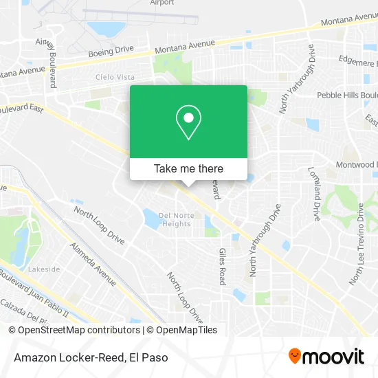 Amazon Locker-Reed map