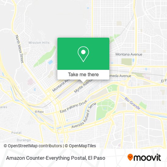 Amazon Counter-Everything Postal map