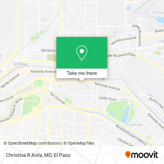 Christina R Avila, MD map