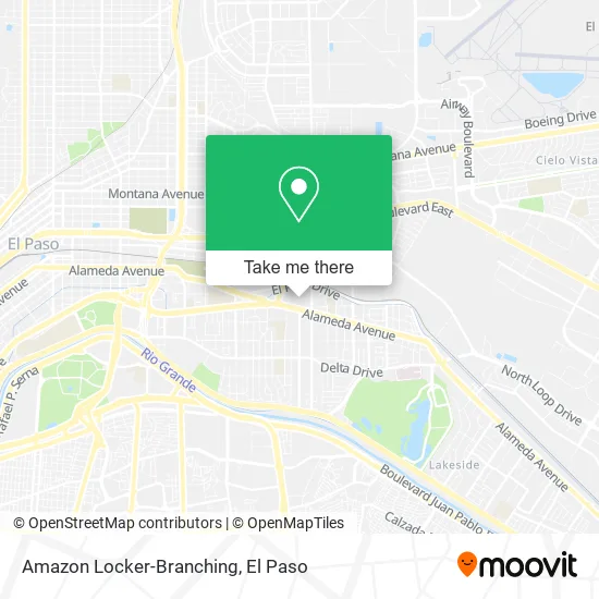 Amazon Locker-Branching map