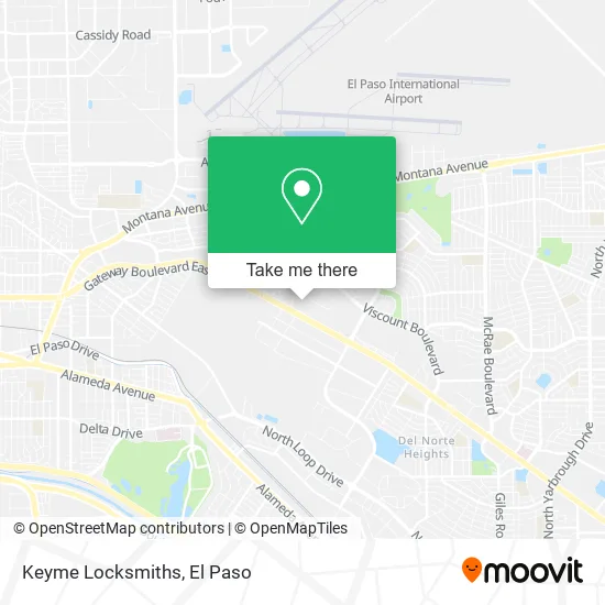 Keyme Locksmiths map