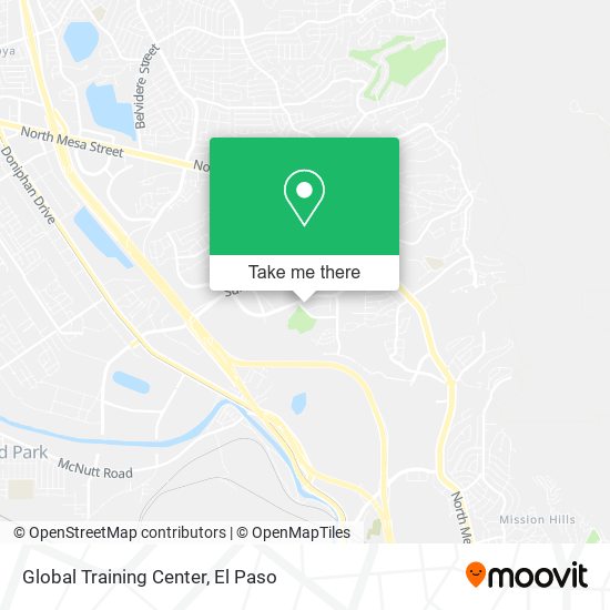 Global Training Center map