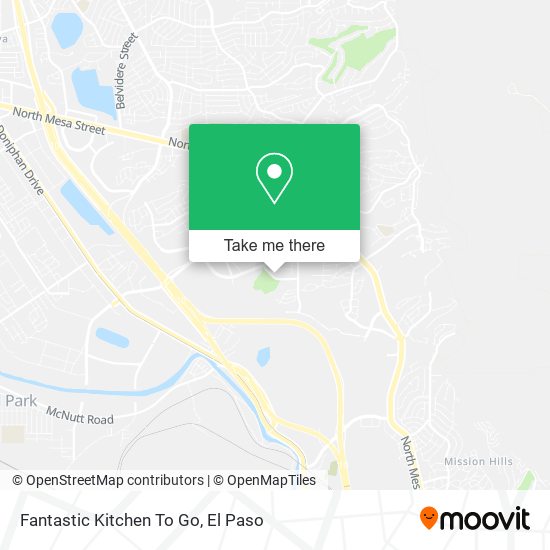 Fantastic Kitchen To Go map