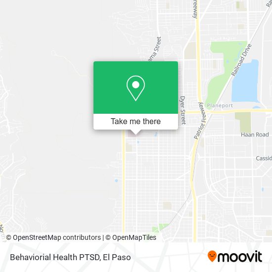 Behaviorial Health PTSD map