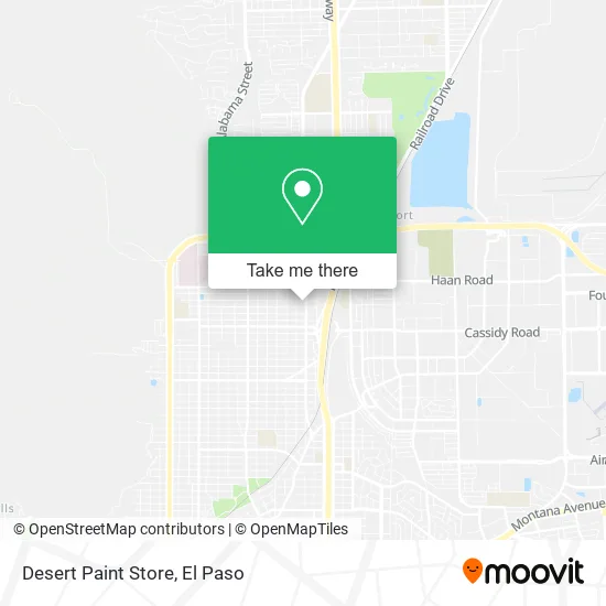 Desert Paint Store map