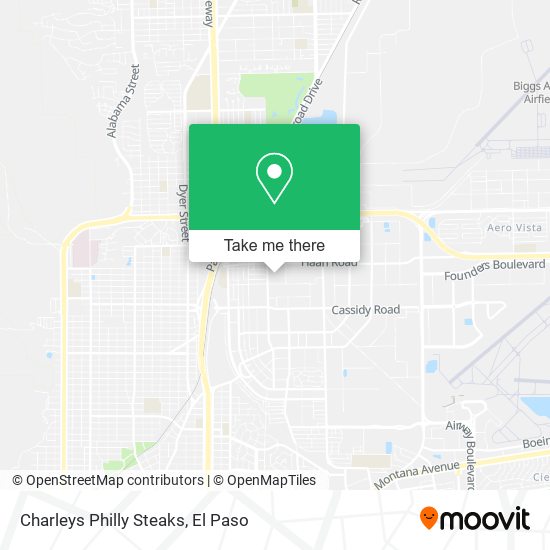 Charleys Philly Steaks map