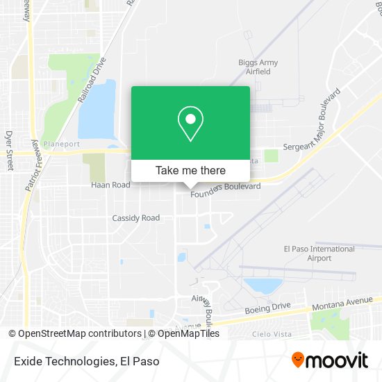 Exide Technologies map