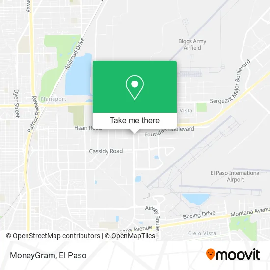 MoneyGram map